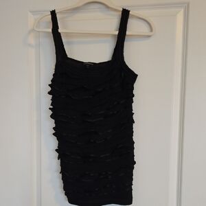 Express Black Layered Tank Top